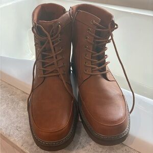 Men's Brown Leather Boots